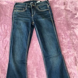 True Religion, mid rise, flare leg denim
